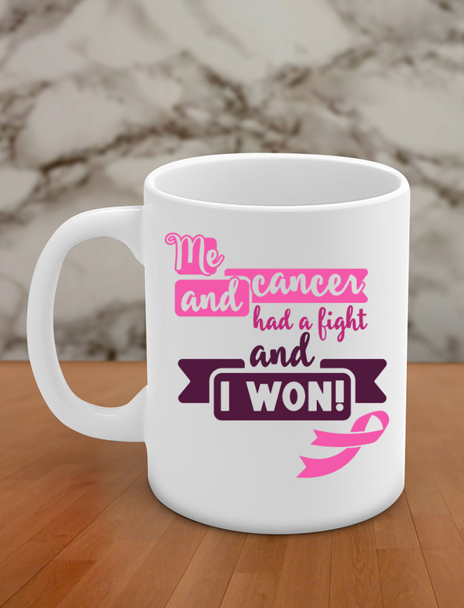 Me and cancer had a fight and I won Hover Image