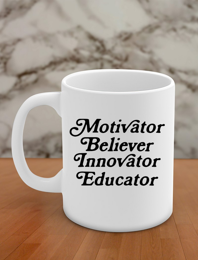 Motivator Believer Innovator Educator Hover Image