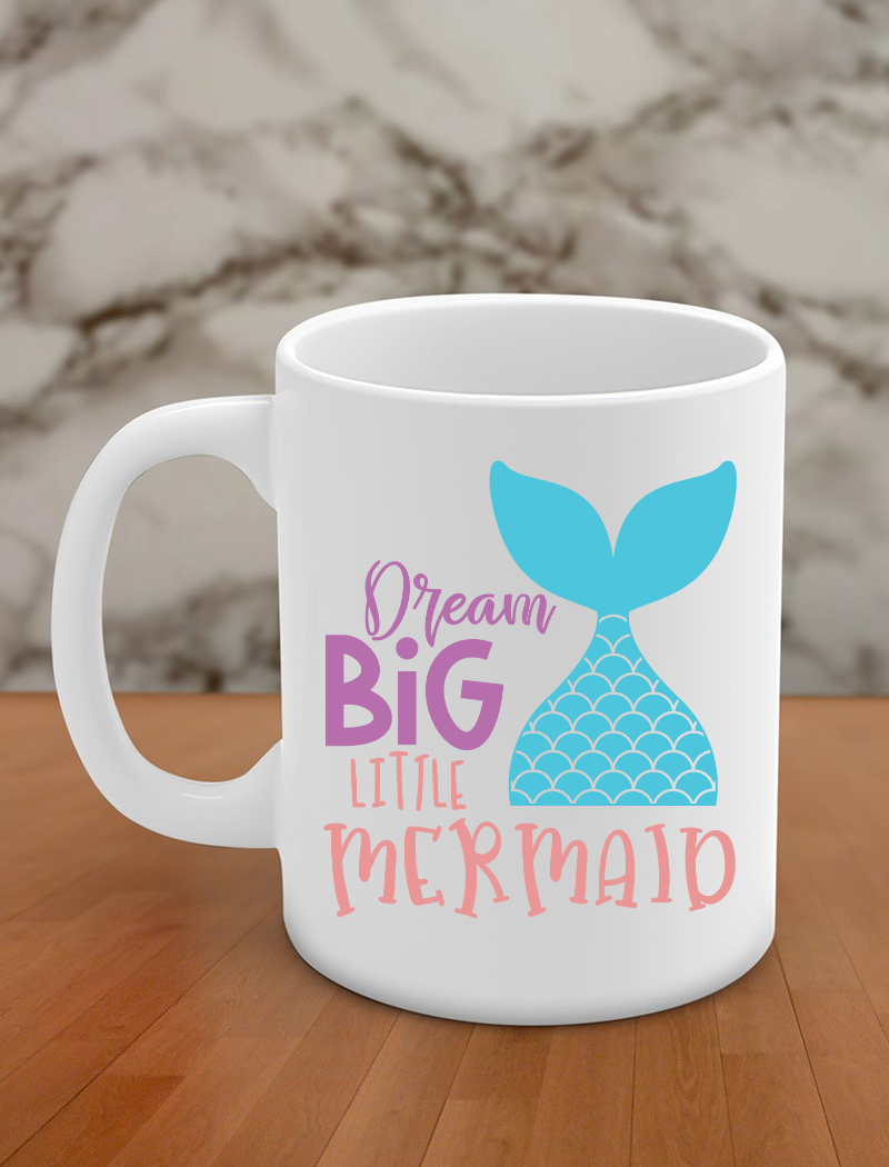 dream big little mermaid