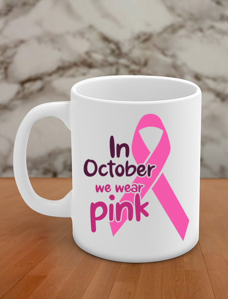 In October we wear pink