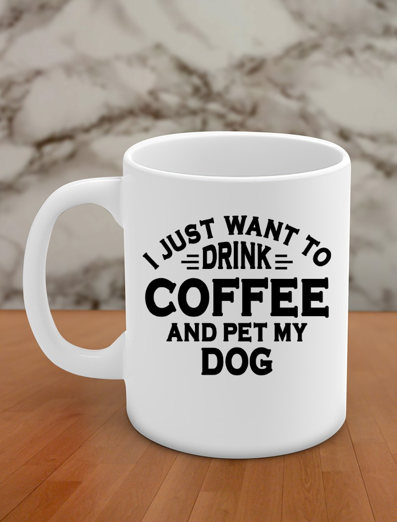I just want to drink coffee and pet my dog