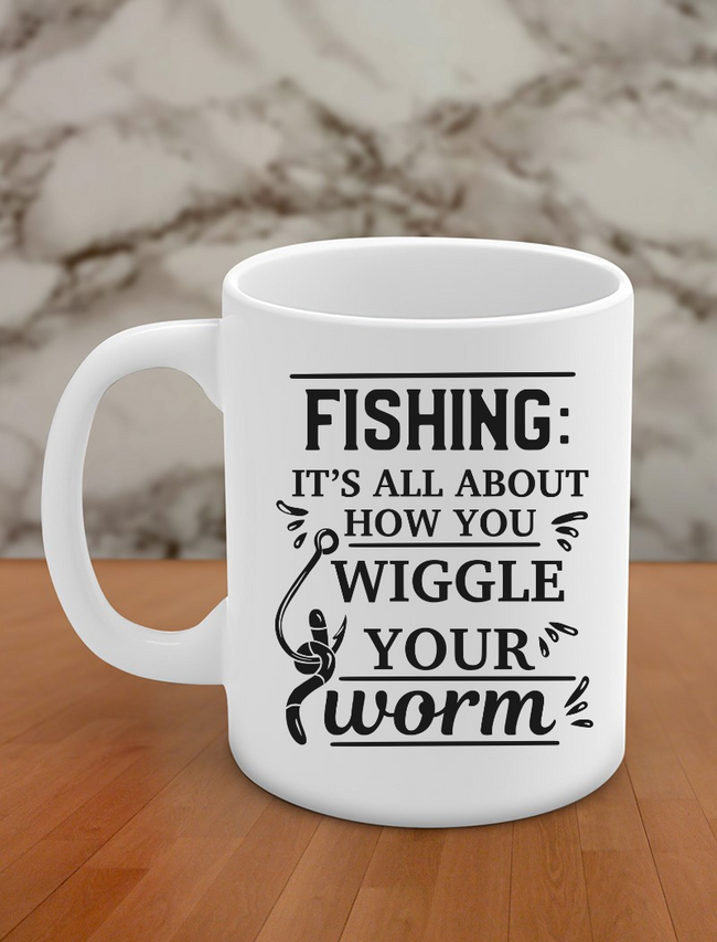 fishing it's all about how you wiggle your worm Hover Image