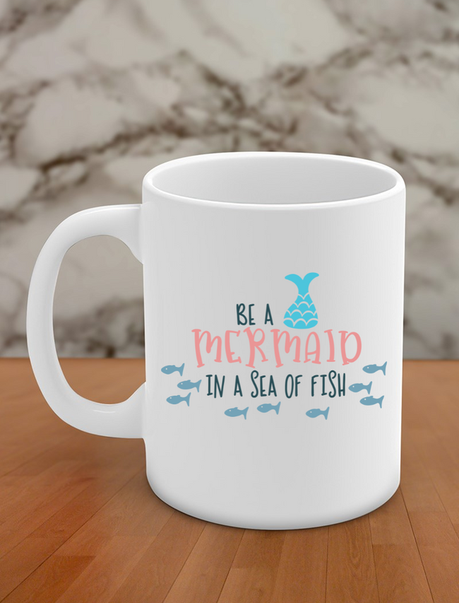 be a mermaid in a sea of fish Hover Image