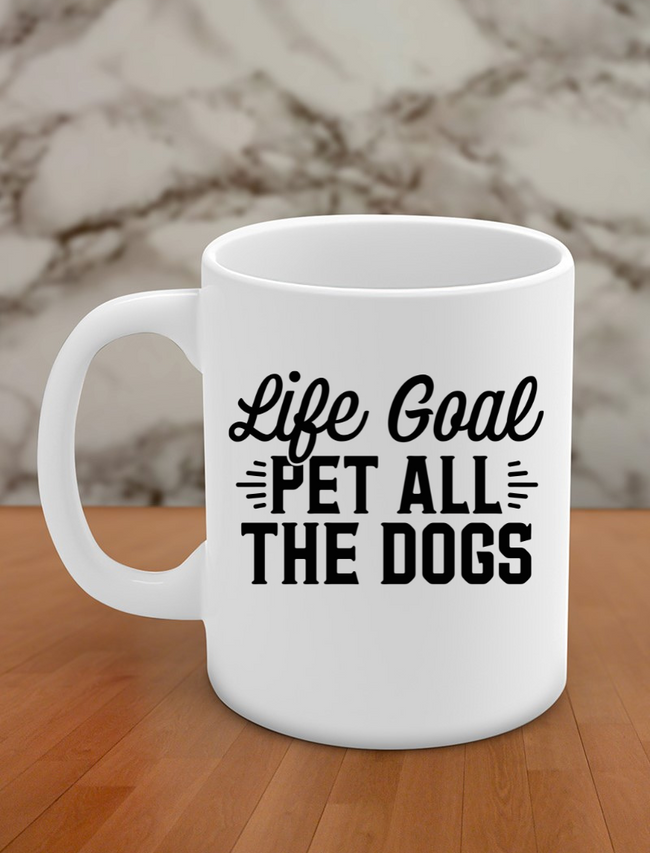 Life goal pet all the dogs Hover Image