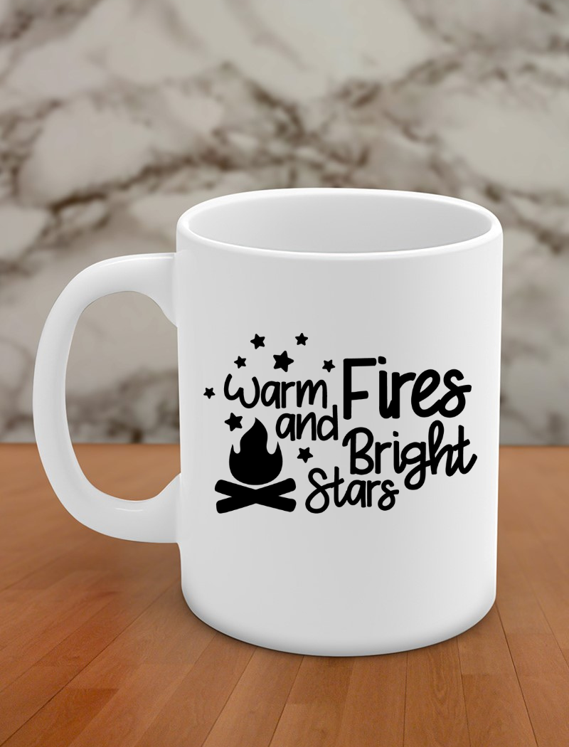 warm fire and bright stars