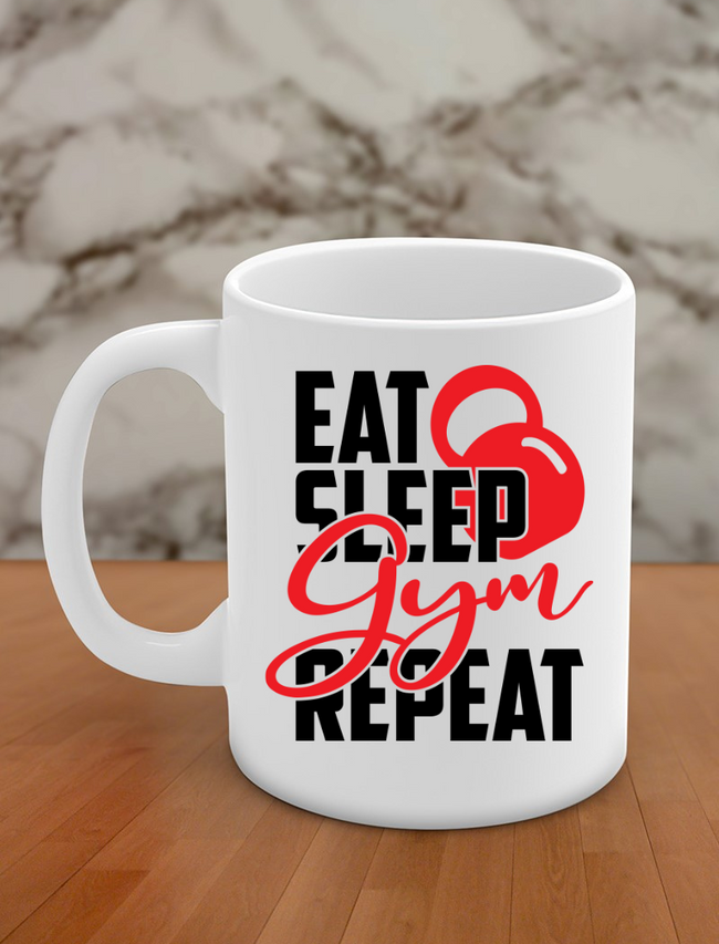 Eat sleep gym repeat Hover Image