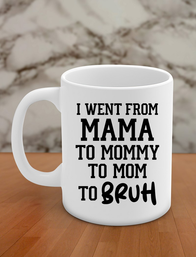 I went from Mama to Mommy to Mom to Bruh Hover Image
