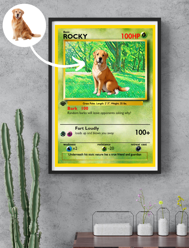 Poke Monster Pets Custom Portrait