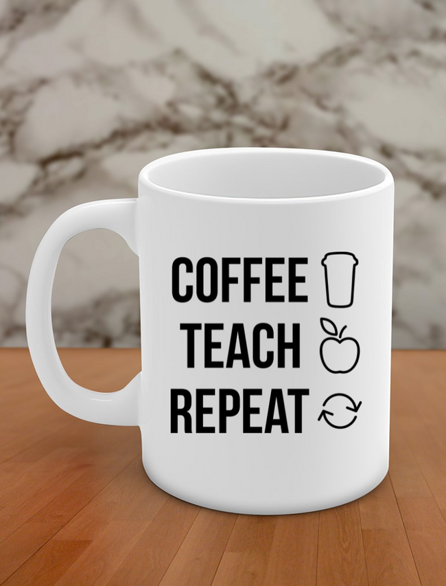 Coffee teach repeat Hover Image