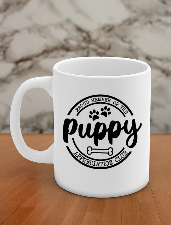 Proud member of the puppy appreciation club Hover Image