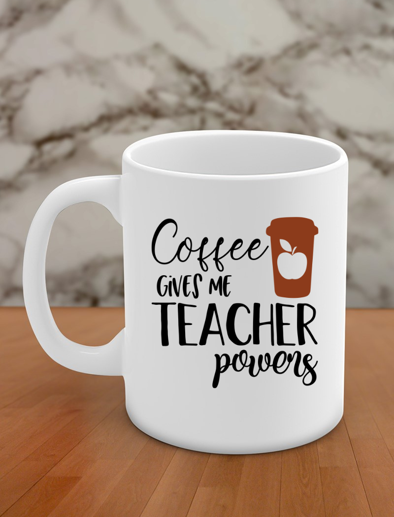 Coffee gives me teacher powers