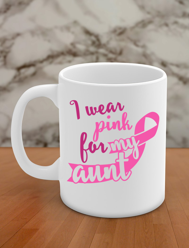 I wear pink for my aunt