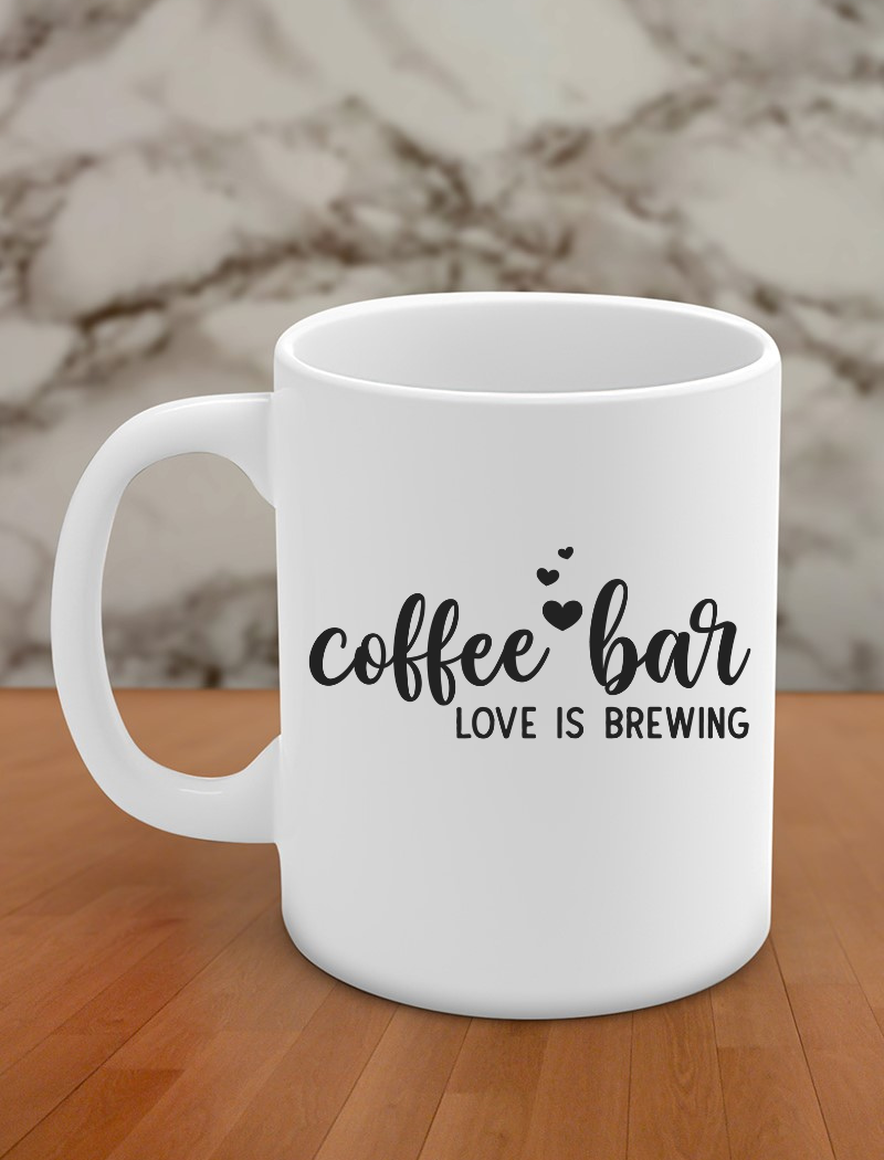 Coffee bar love is brewing