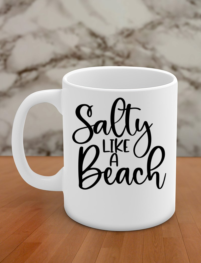 Salty like a beach