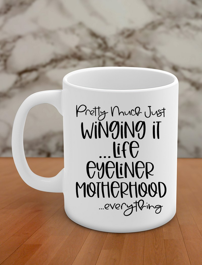 Pretty much just winging it .... Life eyeliner motherhood .... Everything Hover Image