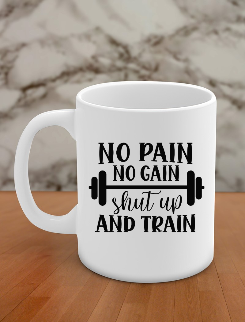 No pain no gain shut up and train