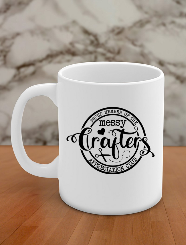 Proud member of the messy crafter appreciation club Hover Image