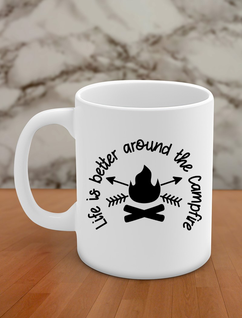 life is better around the campfire