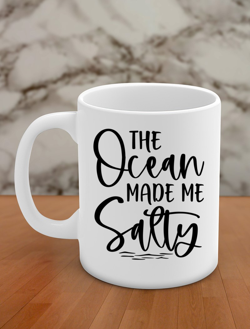 The ocean made me salty