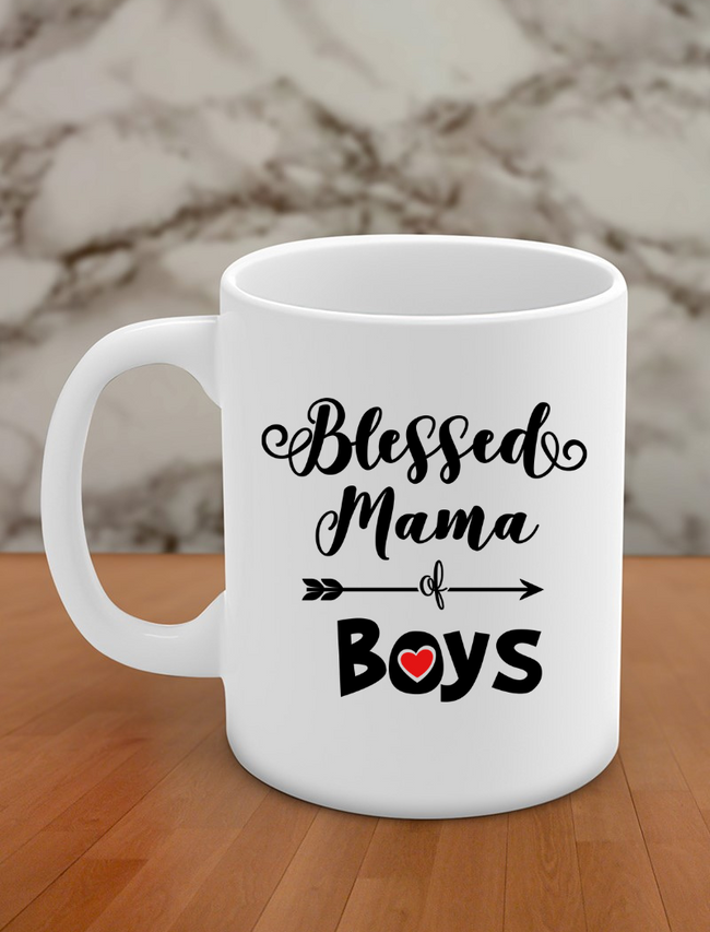 blessed mama of boys Hover Image