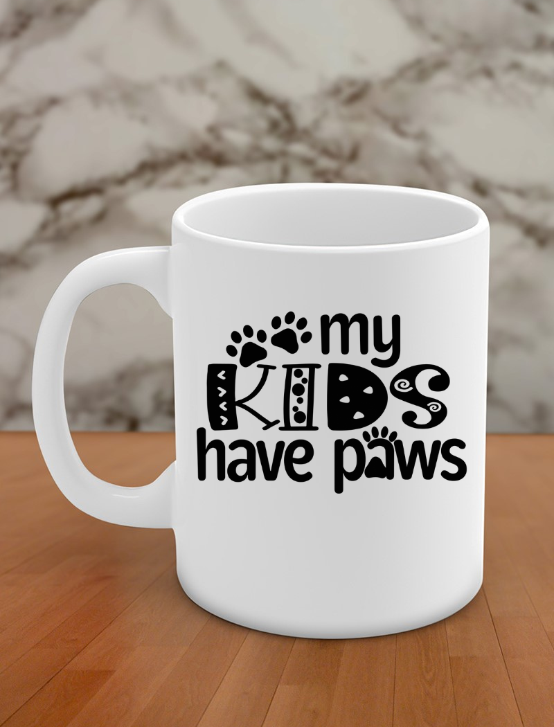My kids have paws