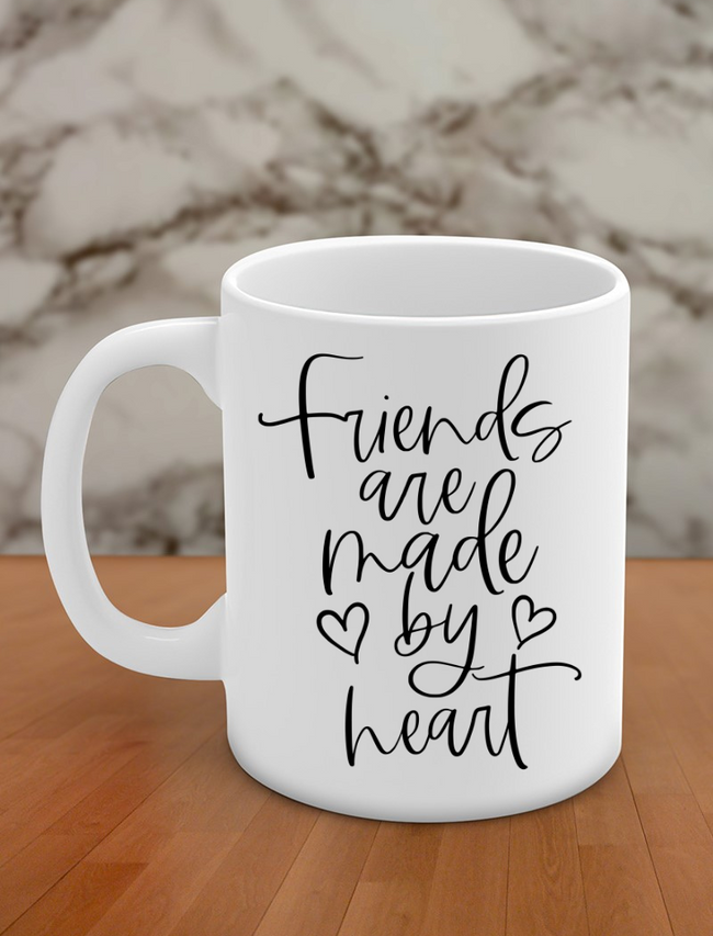 Friends are made by heart Hover Image