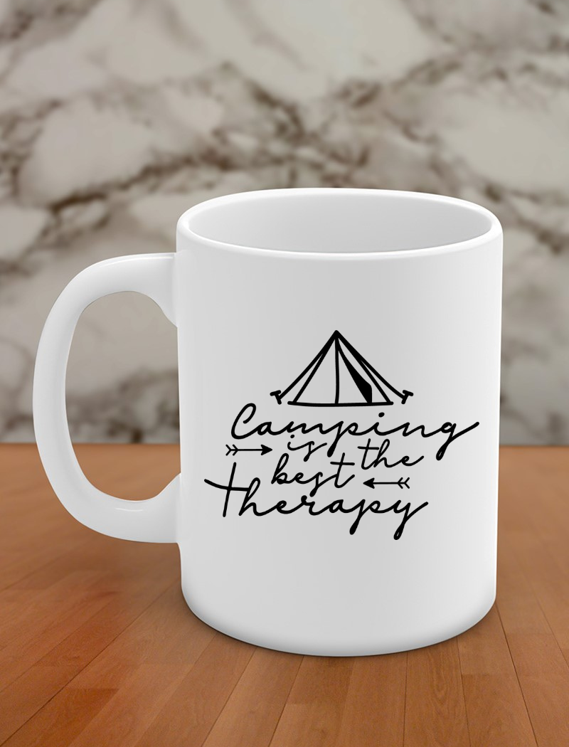 camping is the best therapy