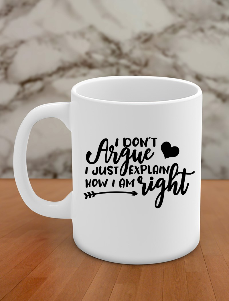 I don't argue I just explain how I am right