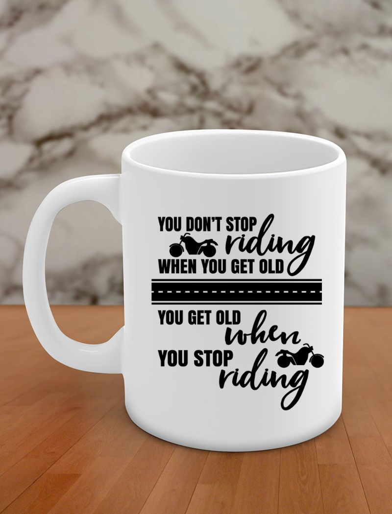 we don't stop riding