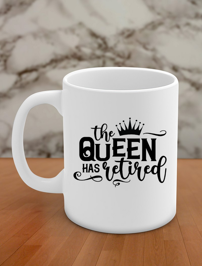 the queen has retired Hover Image