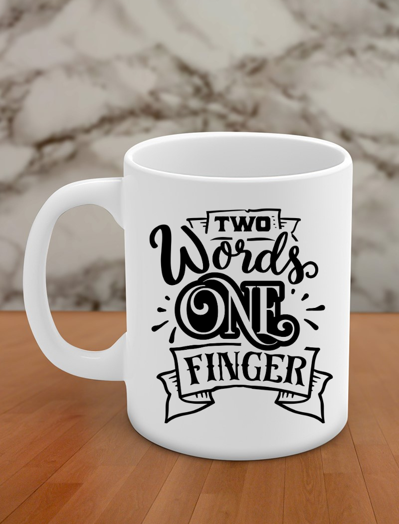 two words one finger