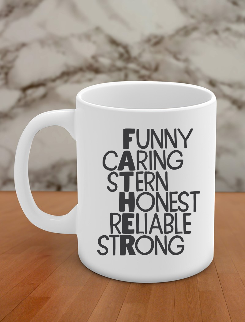 funny caring stern honest reliable strong