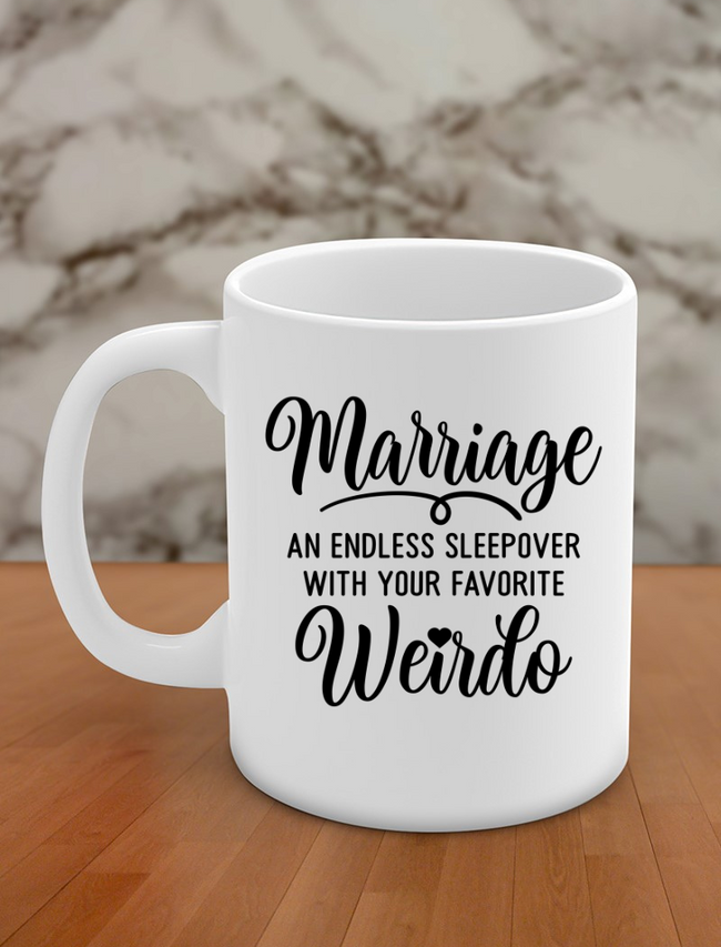 marriage an endless sleepover with your favorite weirdo Hover Image
