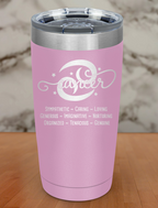 Cancer Laser Etched Tumbler