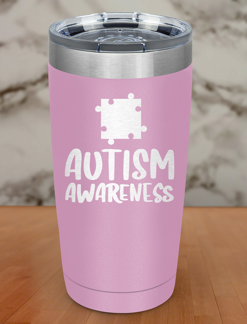 Autism Awareness Laser Etched Tumbler