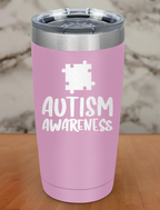 Autism Awareness Laser Etched Tumbler