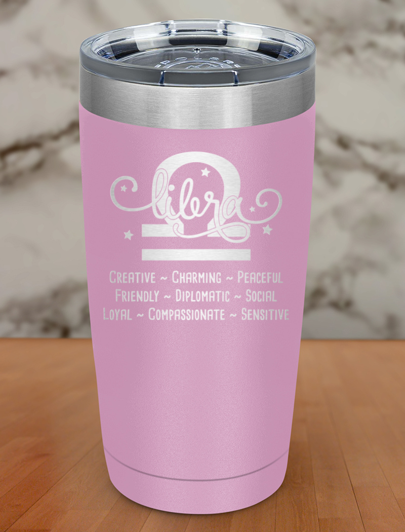 Libra Laser Etched Tumbler