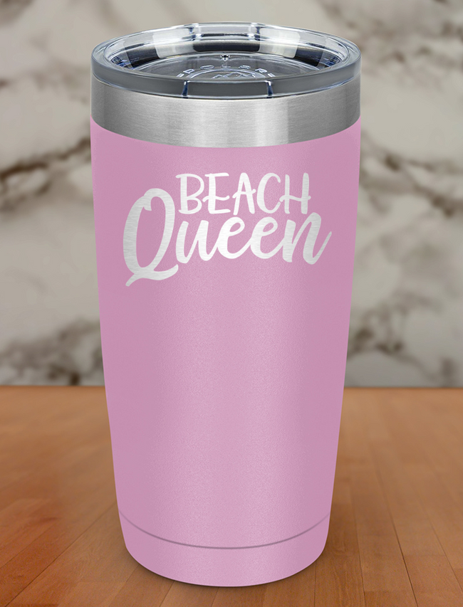 Queen Beach Laser Etched Tumbler Hover Image