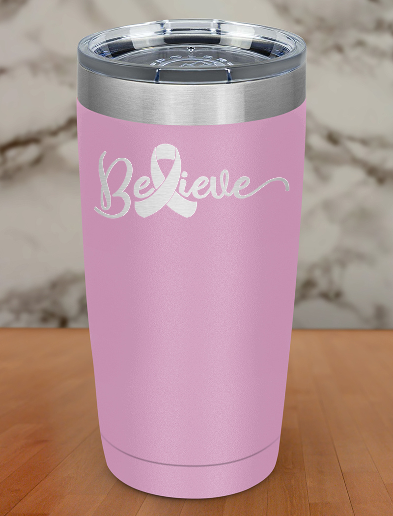 Believe Laser Etched Tumbler