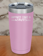 Happiness Waves Laser Etched Tumbler