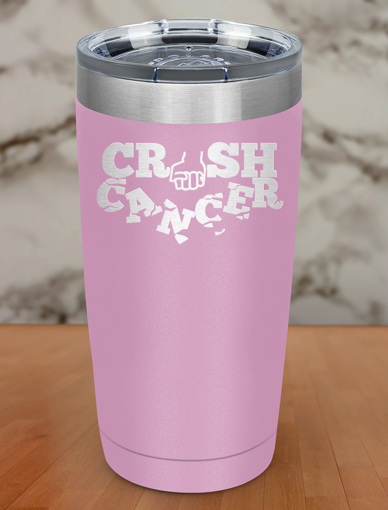 Crush Cancer Laser Etched Tumbler