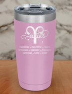 Aries Laser Etched Tumbler