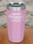 Different Is Beautiful Laser Etched Tumbler