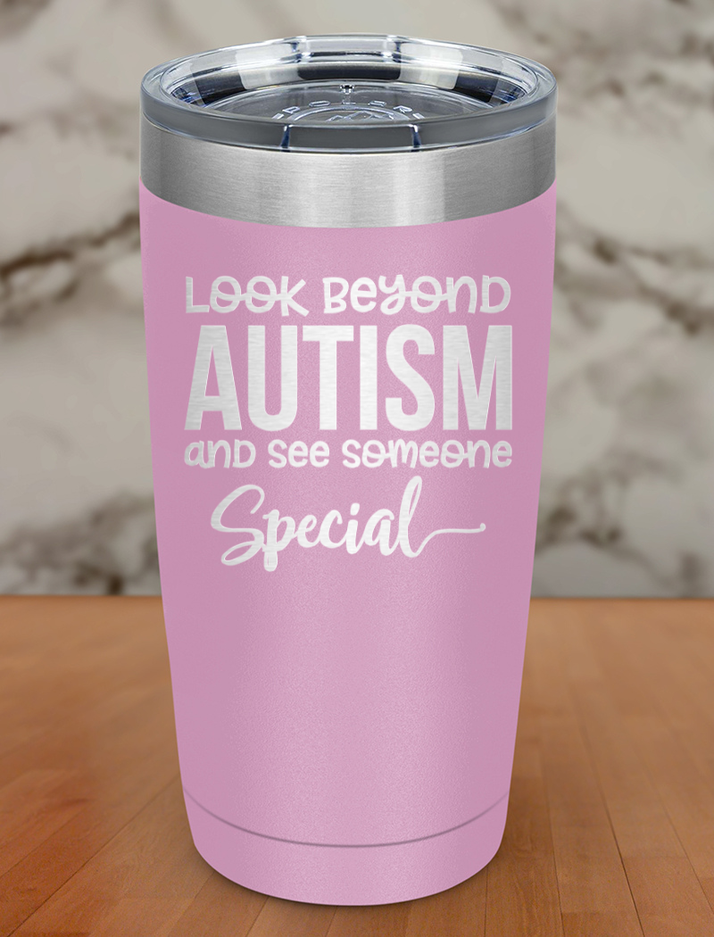Look Beyond Autism Laser Etched Tumbler