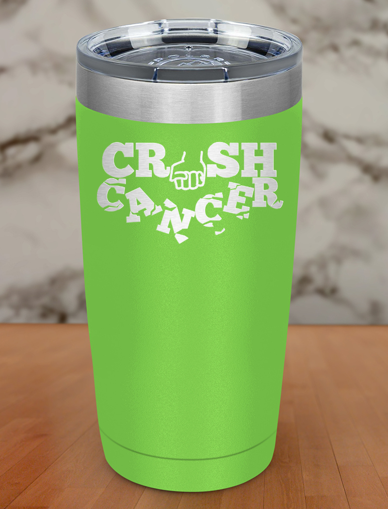 Crush Cancer Laser Etched Tumbler