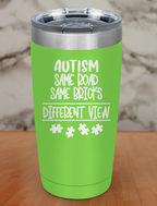 Autism Same Road Laser Etched Tumbler
