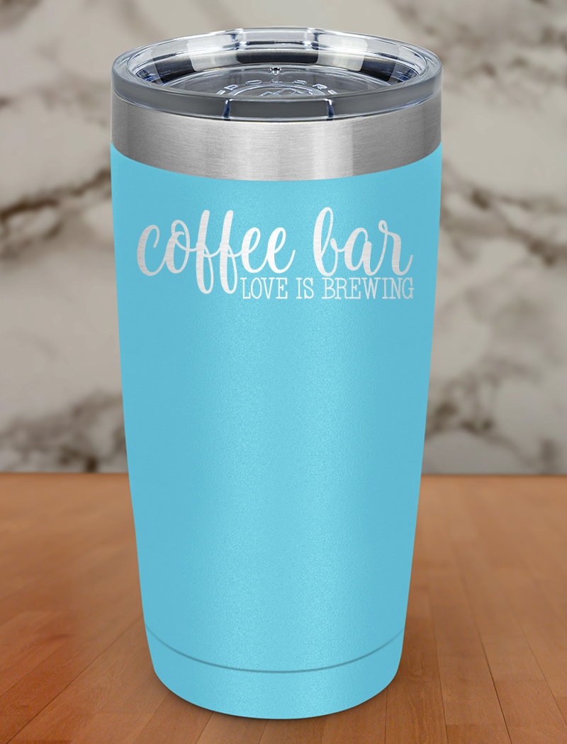 Coffee Bar Brewing Laser Etched Tumbler