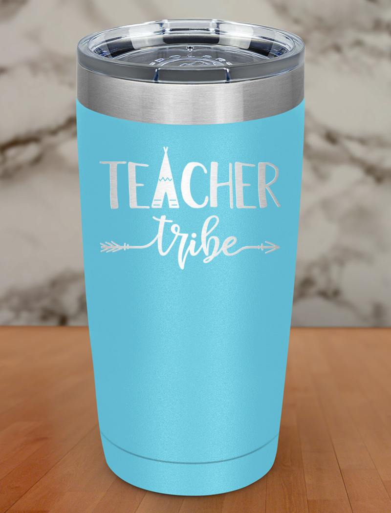 Teacher Tribe Laser Etched Tumbler