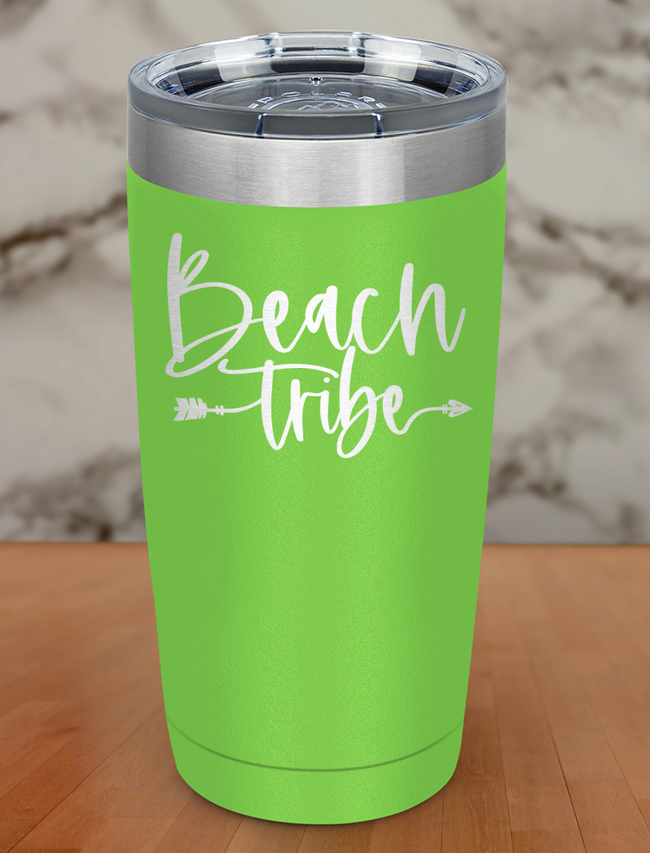 Beach Tribe Arrow Black Laser Etched Tumbler Hover Image