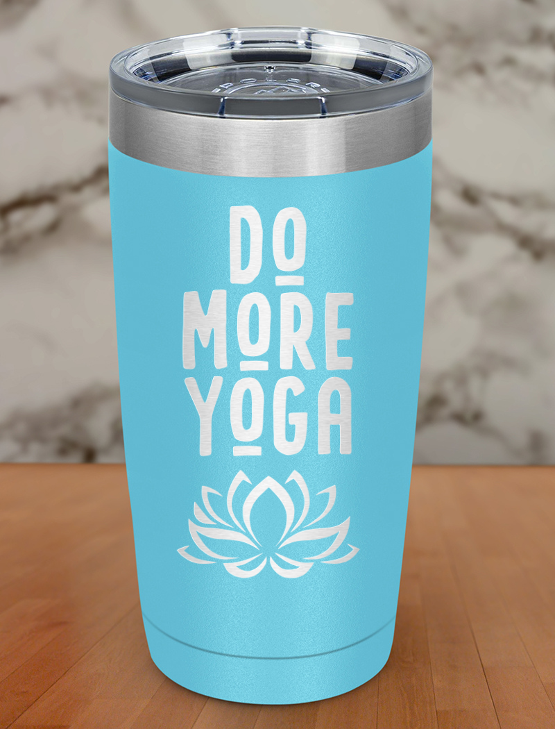 Do More Yoga Laser Etched Tumbler